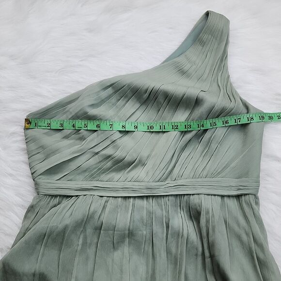 J. Crew NWT Kylie Silk Chiffon Dress in Dusty Shale Women's size‎ 16 - Picture 4 of 9